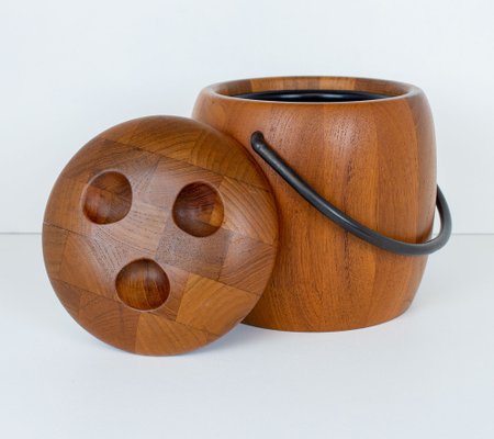 Danish Teak Ice Bucket by Digsmed, 1960s for sale at Pamono