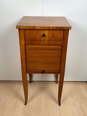 Biedermeier Small Furniture Nightstand Cherry Veneer South Germany circa 1820