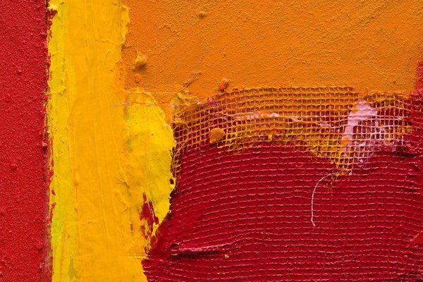 painting on hessian
