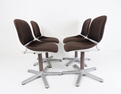 Space Age Chairs By Wilhelm Ritz Set, Adjustable Dining Chairs Uk