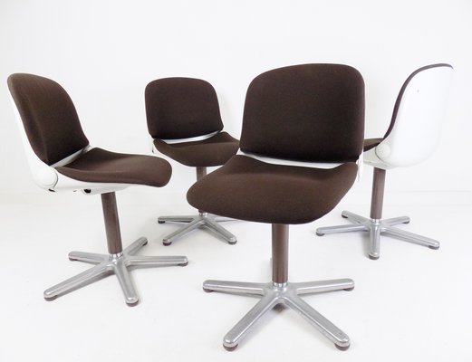Space Age Chairs By Wilhelm Ritz Set, Adjustable Dining Chairs Uk