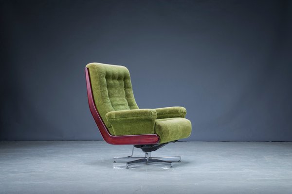 Mid Century Swivel Lounge Armchair 1970s for sale at Pamono
