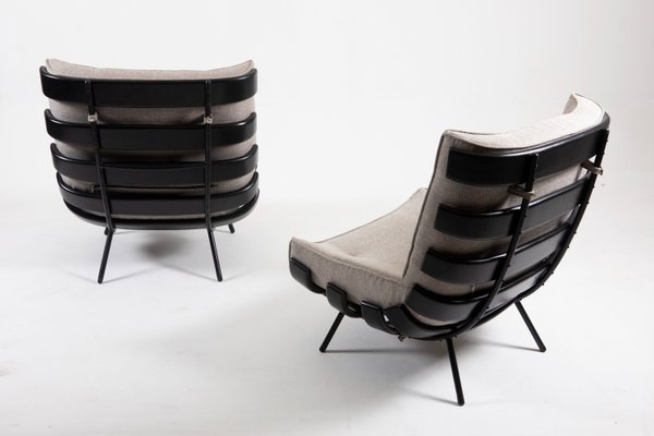 Mid Century Modern Costela Lounge Chair by Carlo Hauner Martin