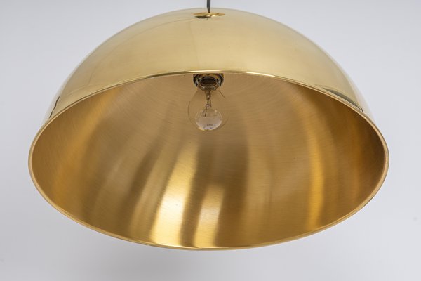 Large Brass Pendant Light by Florian Schulz Germany for sale at
