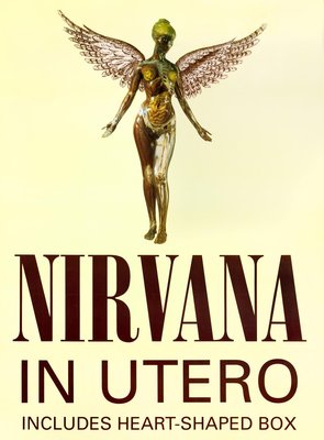 Nirvana In Utero Original UK Bus Stop Promotional Poster, 1993 for