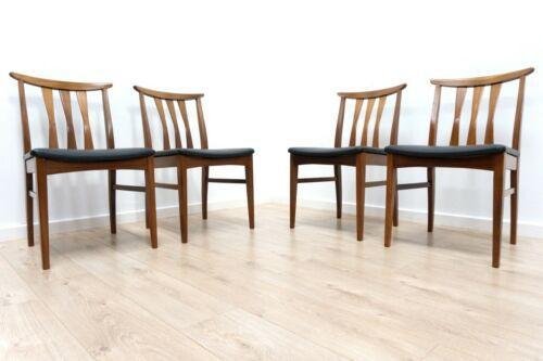 Mid Century Teak Dining Chairs By John, Younger Toledo Dining Chairs