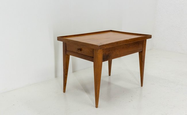 Country Style Cherrywood Coffee Table with Drawers France Late 19th Century