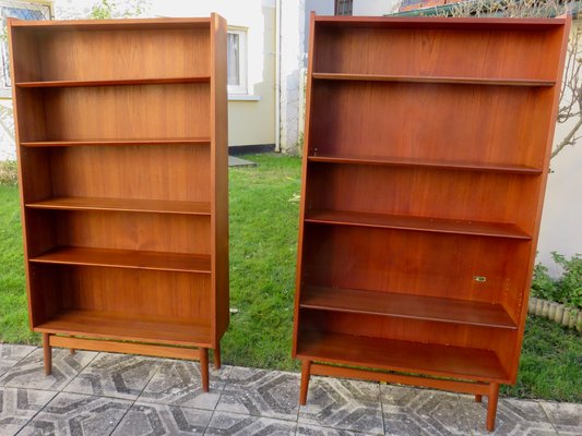 Teak bookcases for hot sale sale