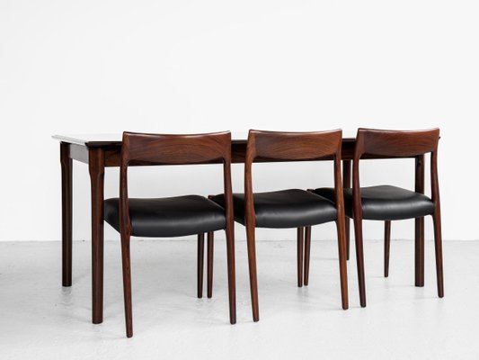 Midcentury Danish Barrel Shaped Dining, Kitchen Table Barrel Chairs
