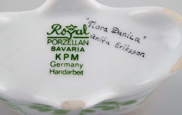 German Porcelain Vase and Lidded Bowl from Kaiser, Set of 2 for sale at Pamono