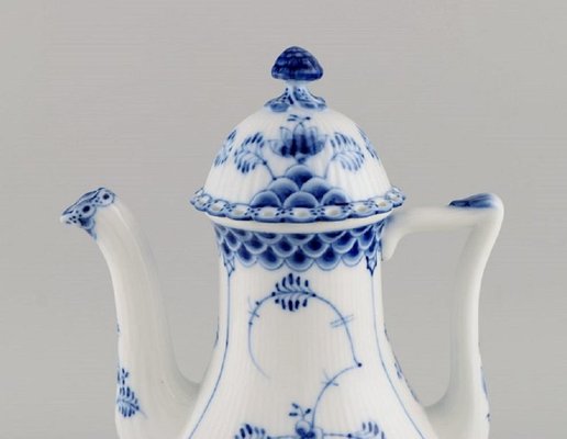 Blue Porcelain Coffee Pot from Royal 