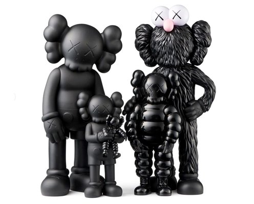 春のコレクション Figures, Family Kaws, Black Cast Painted 2021, Version, その他