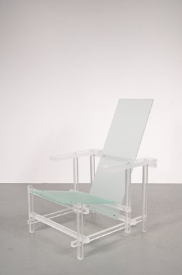 Plexiglas Structured Armchair 1980s