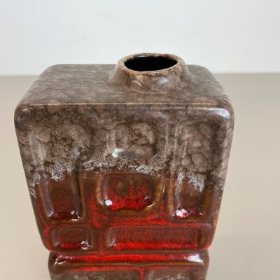 ton＊　Fat Lava Strehla社 チャコールブラウンの花瓶 ton＊様専用 Fat Lava Strehla社 チャコールブラウンの花瓶