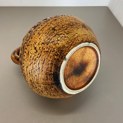 XXL Colorful Pottery Fat Lava Maya Tiki Vase from Jasba