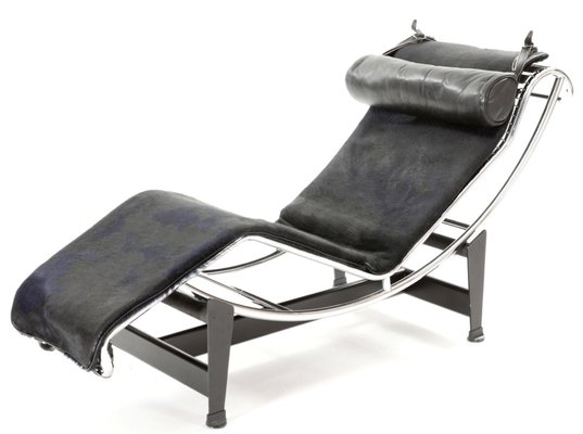 Vintage LC4 Chaise Longue by Le Corbusier and Pierre Jeanneret for Cassina