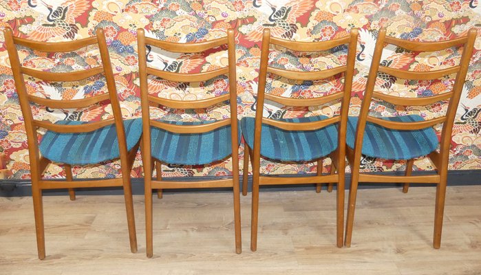 Turquoise dining chairs set of hot sale 4