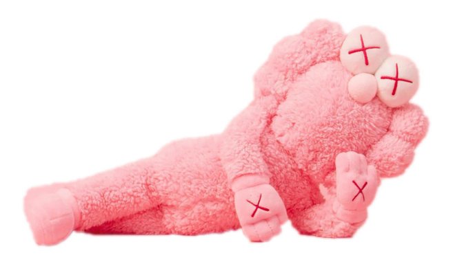 Plush Pink BFF Sculpture from Kaws 2019 for sale at Pamono