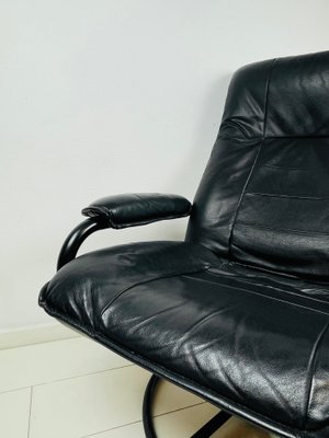 Danish Postmodern Leather Lounge Chair from Kebe 1980s for sale