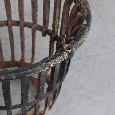 Wrought iron log basket best sale