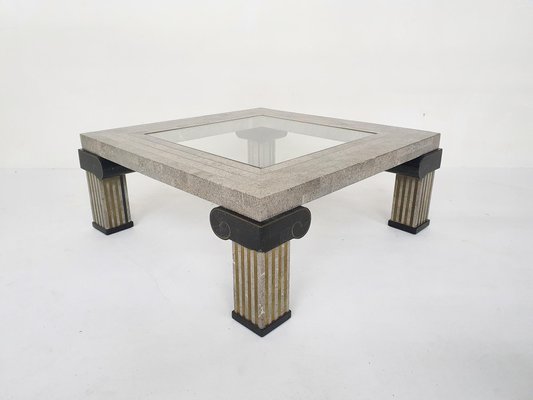 Maitland smith tessellated coffee table discount