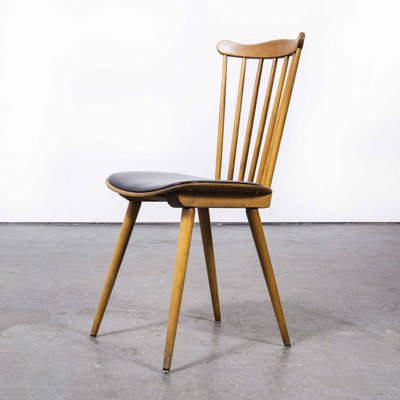 Baumann Bentwood Black Spindle Back, White Spindle Back Dining Chair