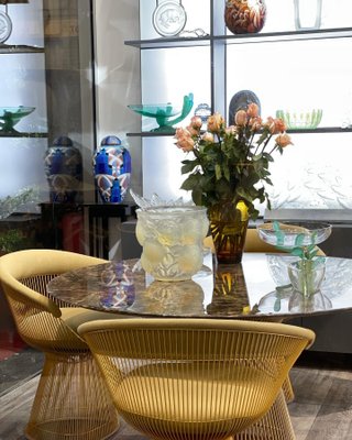 Platner dining chair top