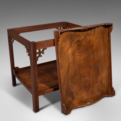 English Chippendale Revival Style Afternoon Tea Stand or Serving