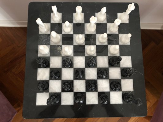 Vintage marble chess set deals