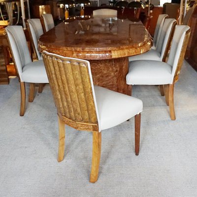 Art Deco Dining Table Chairs By, Art Deco Kitchen Table And Chairs