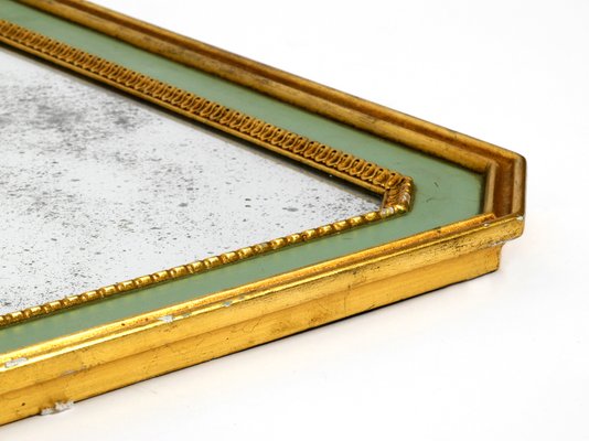 Partly Gilded Wood Wall Mirrors, Clay Gold Mirror Tray Rectangle
