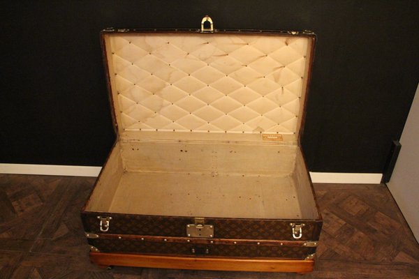 This Louis Vuitton cabin trunk with stenciled monogrammed canvas