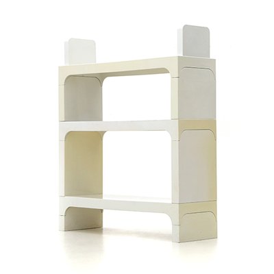 カルテル Kartell 70’s ヴィンテージウォールシェルフ ウーテンシロ White Plastic Bookcase by Olaf Von Bohr for Kartell, 1970s for
