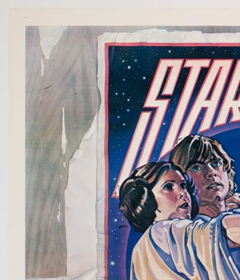 Athletic Luftpost skrædder Star Wars 1 Sheet Style D Original Film Poster by Struzen, USA, 1977 for  sale at Pamono