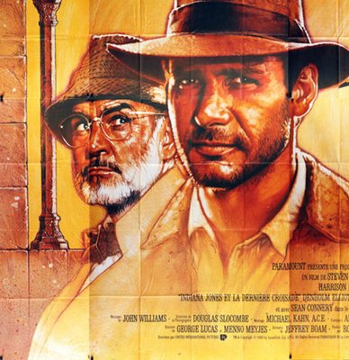 Poster del film Indiana Jones and the Last Crusade di Struzan, Francia,  1989 in vendita su Pamono