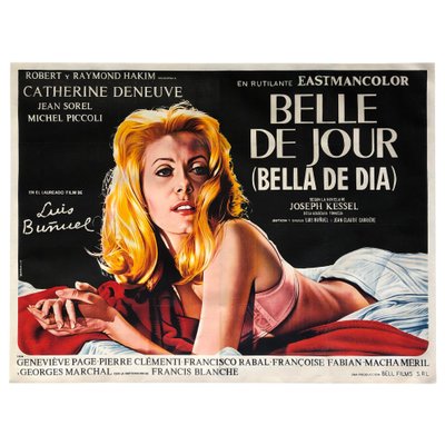 Belle de Jour (1967) Original French Grande Movie Poster - Original Film  Art - Vintage Movie Posters