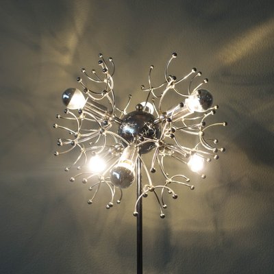Sputnik Floor Lamp by Gaetano Sciolari for Sciolari 1970s for
