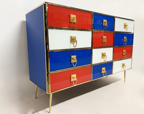 Red white and blue cheap dresser