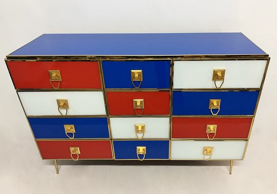 Red white and blue cheap dresser