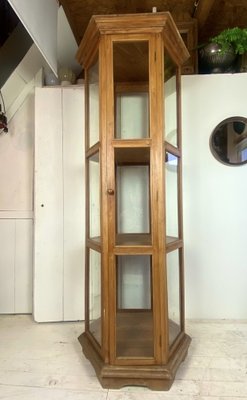 Hexagonal store display cabinet