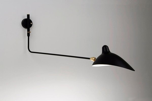 Straight arm sconce best sale