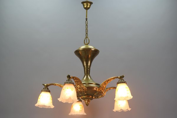 Chandelier store glass shades