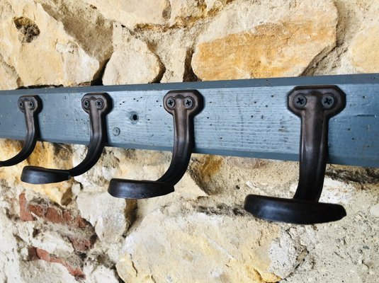 Large Coat Rack With 9 Hooks For At Pamono Large Coat Rack With 9 Hooks For, Large Wrought Iron Coat Racks