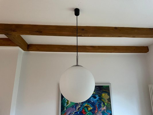 Mid Century Pendant Globe Lamp for sale at Pamono