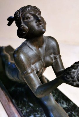 Bronze « Danseuse au tambourin » Eugène Piron