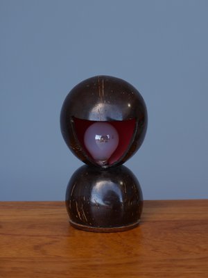 Coconut shell sale table lamp
