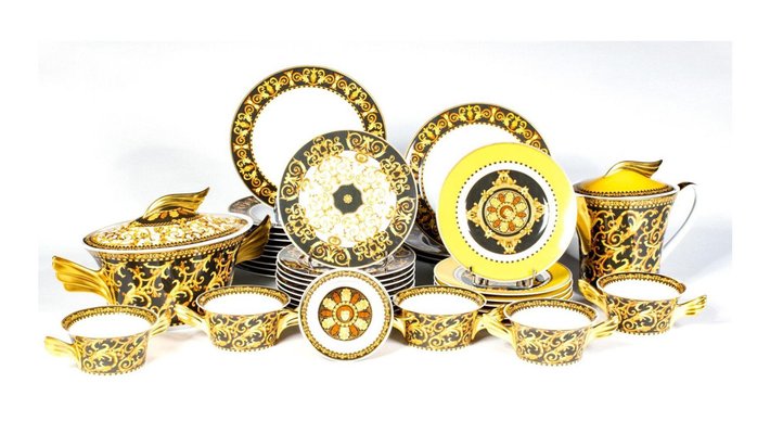 Versace Dinner & Tea Set, Luxury Dinnerware Sets, Versace Home  Collection