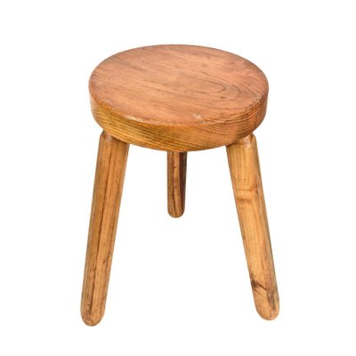 Tripod stool wooden deals
