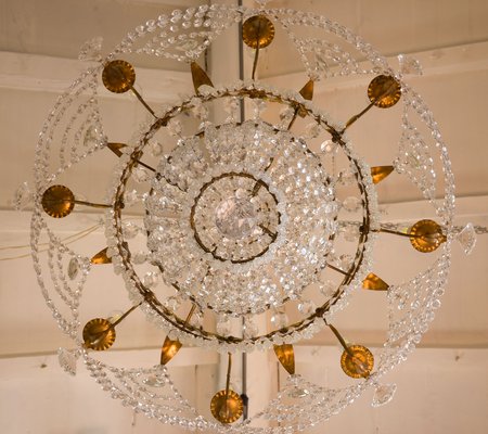 Empire store chandelier gold