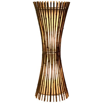 Italienische Mid-Century Stehlampe aus Bambus & Rattan von Franco Albini,  1960er bei Pamono kaufen